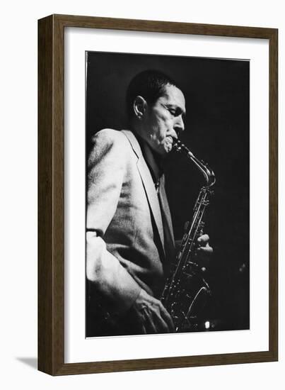 Art Pepper Performing at Fat Tuesday-Ted Thai-Framed Photographic Print