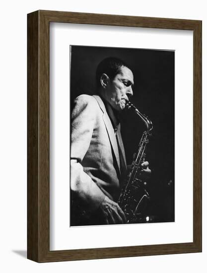 Art Pepper Performing at Fat Tuesday-Ted Thai-Framed Photographic Print