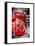 Art Print Series - London Calling - Phone Booths - UK Red Phone - London - England-Philippe Hugonnard-Framed Stretched Canvas