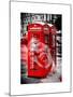 Art Print Series - London Calling - Phone Booths - UK Red Phone - London - England-Philippe Hugonnard-Mounted Art Print