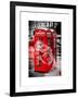 Art Print Series - London Calling - Phone Booths - UK Red Phone - London - England-Philippe Hugonnard-Framed Art Print