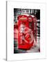 Art Print Series - London Calling - Phone Booths - UK Red Phone - London - England-Philippe Hugonnard-Stretched Canvas