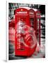 Art Print Series - London Calling - Phone Booths - UK Red Phone - London - UK - England-Philippe Hugonnard-Framed Photographic Print