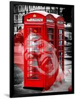 Art Print Series - London Calling - Phone Booths - UK Red Phone - London - UK - England-Philippe Hugonnard-Framed Photographic Print