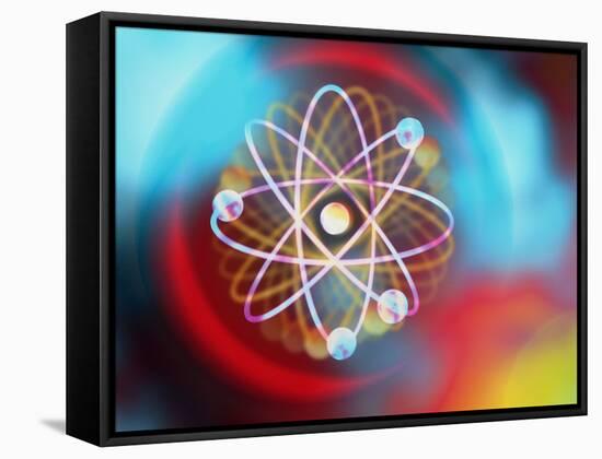 Art Representing a Beryllium Atom-Mehau Kulyk-Framed Stretched Canvas
