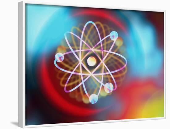 Art Representing a Beryllium Atom-Mehau Kulyk-Framed Photographic Print