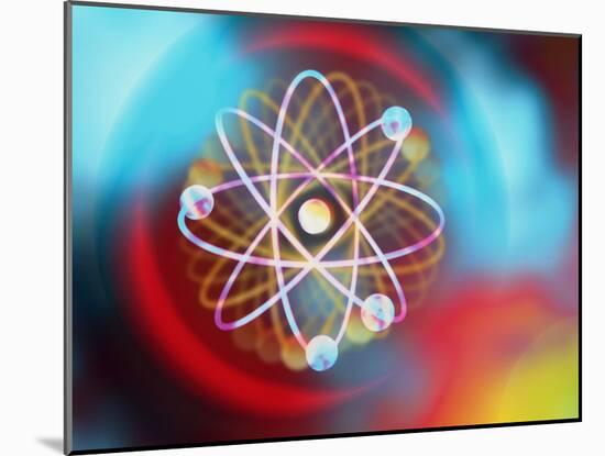 Art Representing a Beryllium Atom-Mehau Kulyk-Mounted Photographic Print