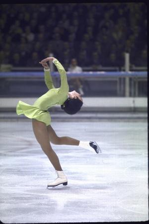 Figure Skater Peggy Fleming Competing in the Olympics