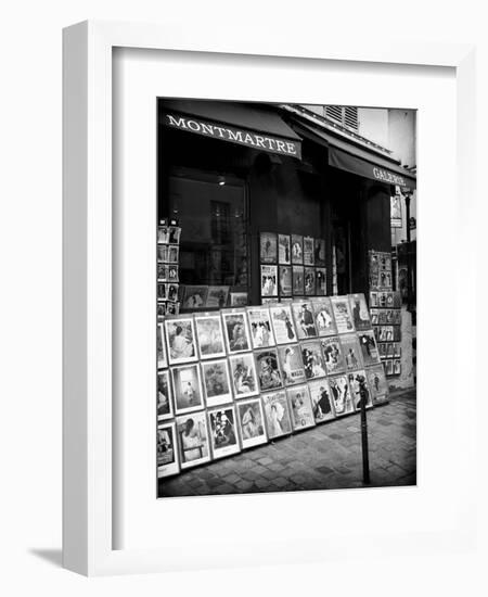 Art shop - Montmartre - Paris-Philippe Hugonnard-Framed Photographic Print