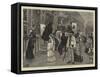 Art Students Copying Pictures at the Louvre, Paris-Arthur Boyd Houghton-Framed Stretched Canvas