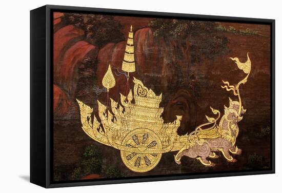 Art Thai Painting-c photo-Framed Stretched Canvas