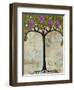 Art Tree Painting Original Modern Tree Past Vision-Blenda Tyvoll-Framed Art Print