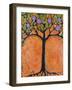 Art Tree Painting Tangerine Tango Tree-Blenda Tyvoll-Framed Art Print