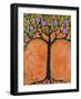 Art Tree Painting Tangerine Tango Tree-Blenda Tyvoll-Framed Art Print