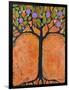 Art Tree Painting Tangerine Tango Tree-Blenda Tyvoll-Framed Art Print