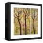 Art Tree Print Triptych-Blenda Tyvoll-Framed Stretched Canvas