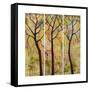 Art Tree Print Triptych-Blenda Tyvoll-Framed Stretched Canvas