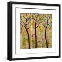 Art Tree Print Triptych-Blenda Tyvoll-Framed Art Print