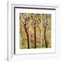 Art Tree Print Triptych-Blenda Tyvoll-Framed Art Print