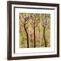 Art Tree Print Triptych-Blenda Tyvoll-Framed Art Print