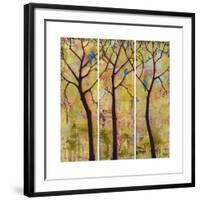 Art Tree Print Triptych-Blenda Tyvoll-Framed Art Print