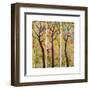 Art Tree Print Triptych-Blenda Tyvoll-Framed Art Print