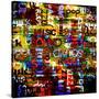 Art Urban Graffiti Raster Background-Irina QQQ-Stretched Canvas