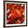 Art Urban Graffiti Raster Background-Irina QQQ-Framed Art Print