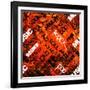 Art Urban Graffiti Raster Background-Irina QQQ-Framed Art Print