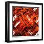 Art Urban Graffiti Raster Background-Irina QQQ-Framed Art Print