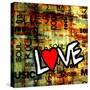 Art Urban Graffiti Raster Background-Irina QQQ-Stretched Canvas