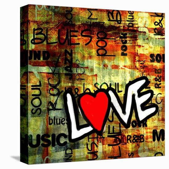 Art Urban Graffiti Raster Background-Irina QQQ-Stretched Canvas