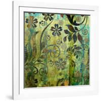 Art Vintage Floral Background Pattern-Irina QQQ-Framed Art Print