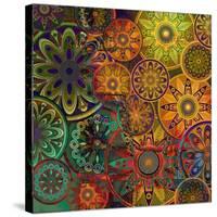 Art Vintage Floral Background-Irina QQQ-Stretched Canvas