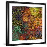 Art Vintage Floral Background-Irina QQQ-Framed Art Print