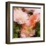 Art Vintage Floral Blurred Background with Pink Peonies in Garden-Irina QQQ-Framed Art Print