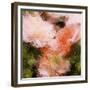 Art Vintage Floral Blurred Background with Pink Peonies in Garden-Irina QQQ-Framed Premium Giclee Print