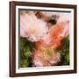 Art Vintage Floral Blurred Background with Pink Peonies in Garden-Irina QQQ-Framed Art Print