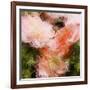 Art Vintage Floral Blurred Background with Pink Peonies in Garden-Irina QQQ-Framed Art Print