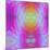 Art Vintage Geometric Ornamental Pattern, Blur Background in Lilac and Pink Colors-Irina QQQ-Mounted Art Print