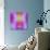 Art Vintage Geometric Ornamental Pattern, Blur Background in Lilac and Pink Colors-Irina QQQ-Art Print displayed on a wall