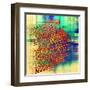 Art Vintage Word Pattern-Irina QQQ-Framed Art Print