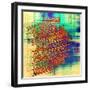 Art Vintage Word Pattern-Irina QQQ-Framed Art Print