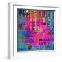 Art Vintage Word Pattern-Irina QQQ-Framed Art Print