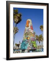 Art Walls, Legal Graffiti, on Venice Beach, Los Angeles, California, USA-Richard Cummins-Framed Photographic Print