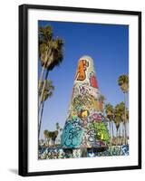 Art Walls, Legal Graffiti, on Venice Beach, Los Angeles, California, USA-Richard Cummins-Framed Photographic Print