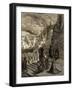 Artaxerxes granting liberty to the Jews - Bible-Gustave Dore-Framed Giclee Print
