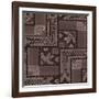 Artdeco Sepia-Mindy Sommers-Framed Giclee Print