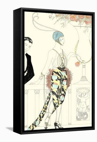 Arte Deco Fashion II-null-Framed Stretched Canvas