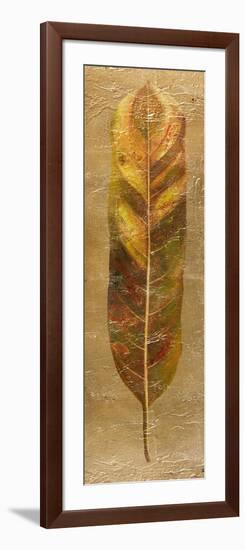 Arte Verde on Gold II-Patricia Pinto-Framed Art Print